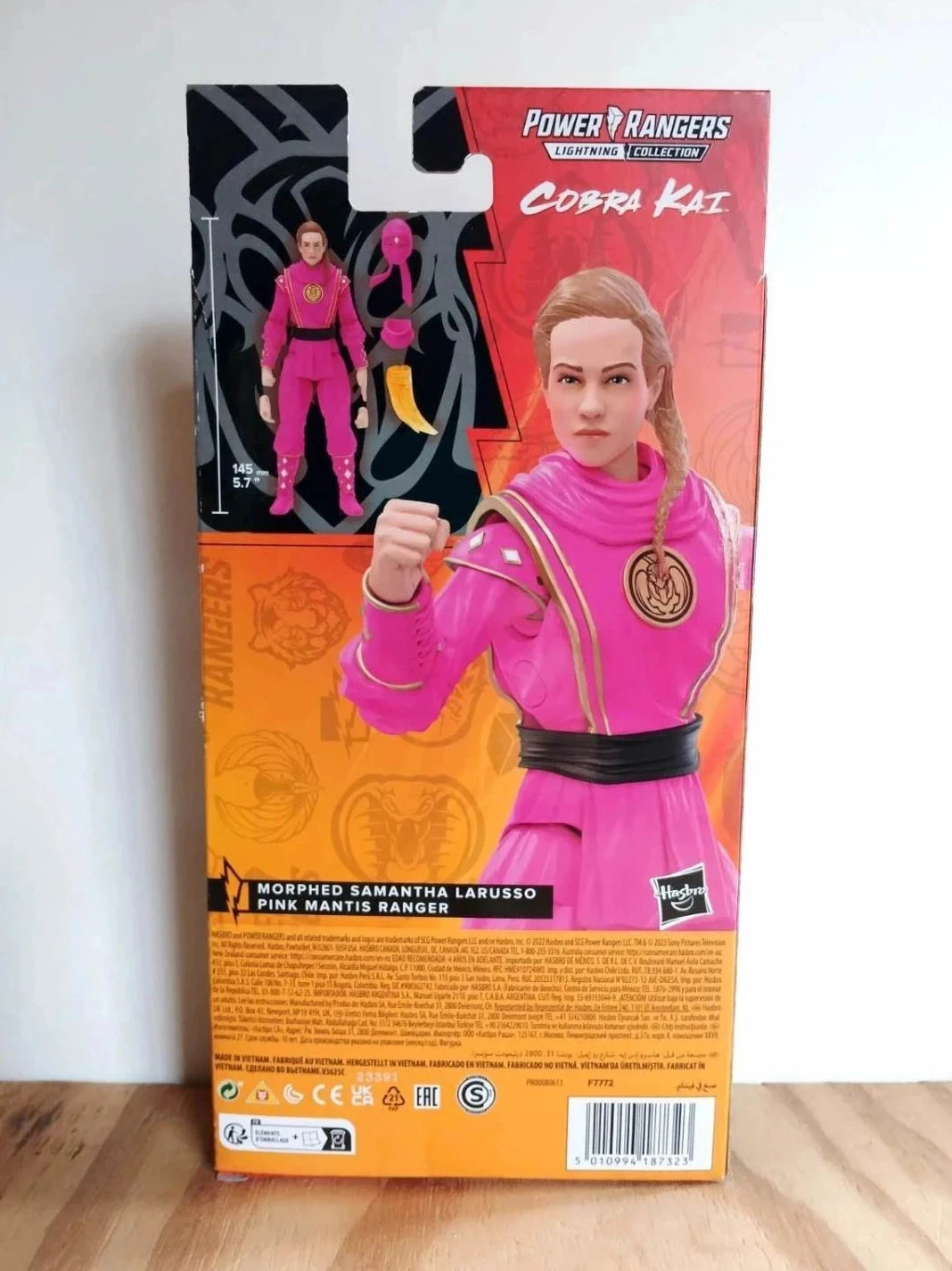 Figura Power Rangers x Cobra Kai Morphed Samantha LaRusso Pink Mantis Ranger – photo 2
